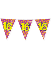 Vlaggenlijn 16 Jaar Gekleurd 10m